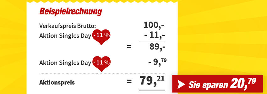 Poco Singles Day Aktion 11% + 11% Rabatt