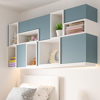 Schlafzimmer Regal über Bett: Die perfekte Lösung für mehr Stauraum und Stil?