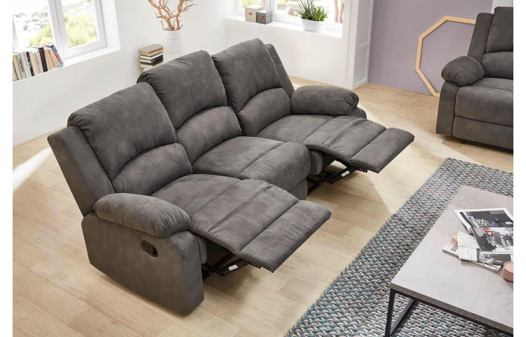 NEU high quality Couch Sofa 3-Sitzer Schlaffunktion Bettfunktion Kopfstützen %