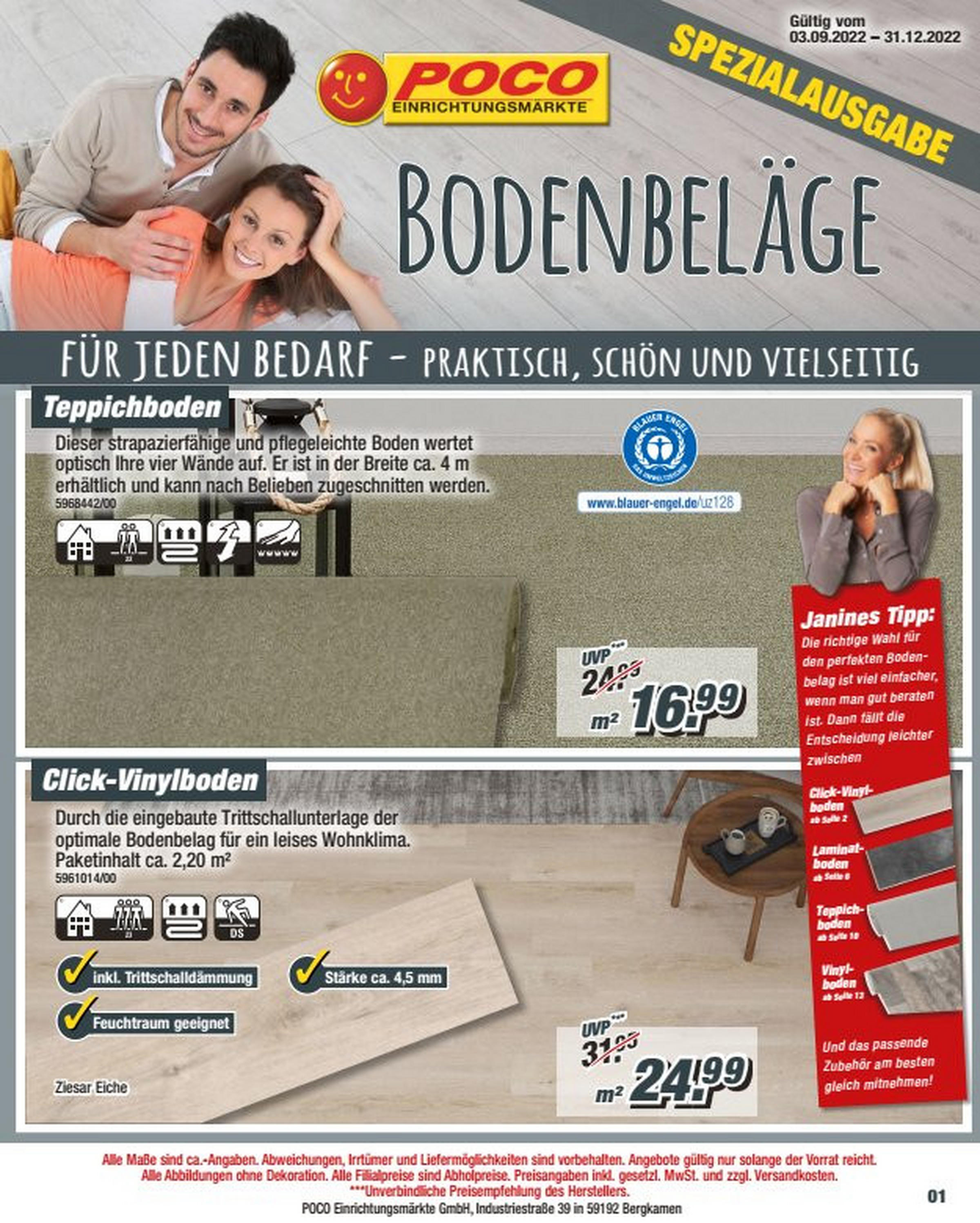 Unsere Werbung POCO Einrichtungsmärkte