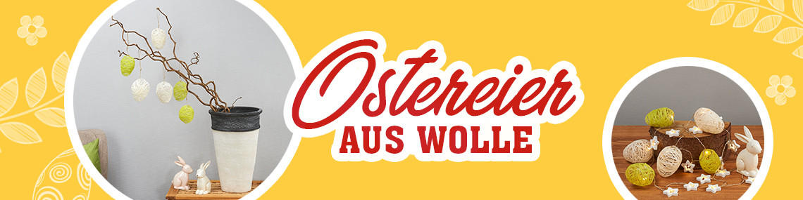 DIY-Tipp Ostereier aus Wolle