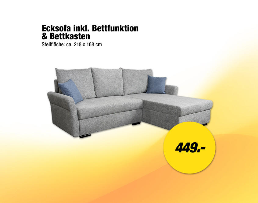 Ecksofa mit Bettfunktion