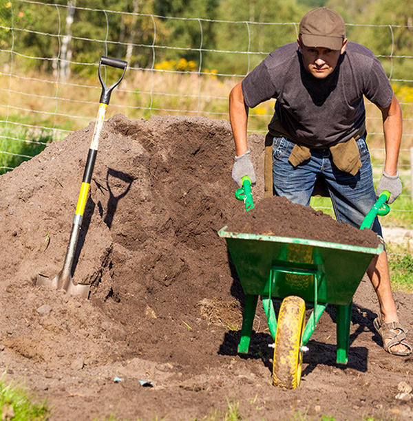 Garten begradigen Tipps für die Gartenarbeit POCO