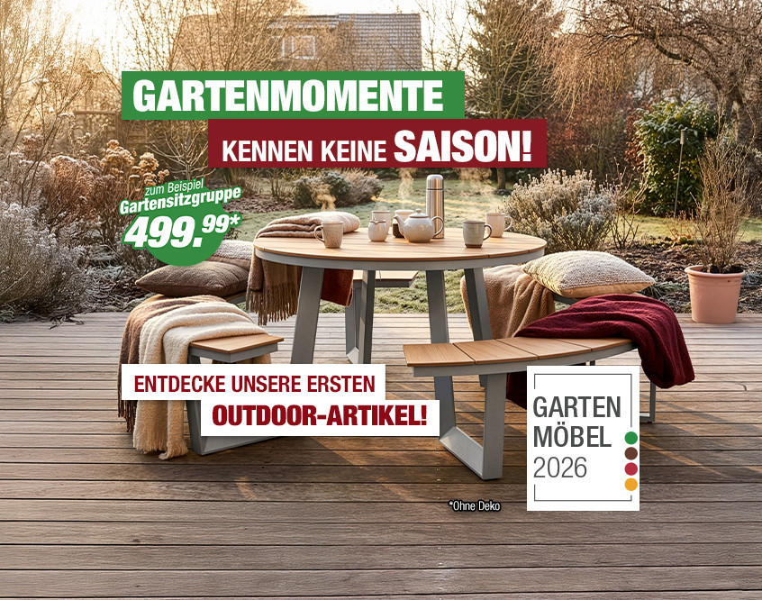 Entdecke unsere ersten Outdoor-Artikel!