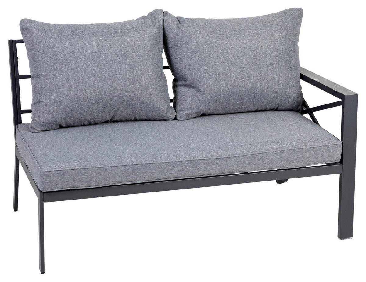 Greemotion Loungeset Amsterdam grau Stahl Amsterdam - anthrazit/grau - Greemotion