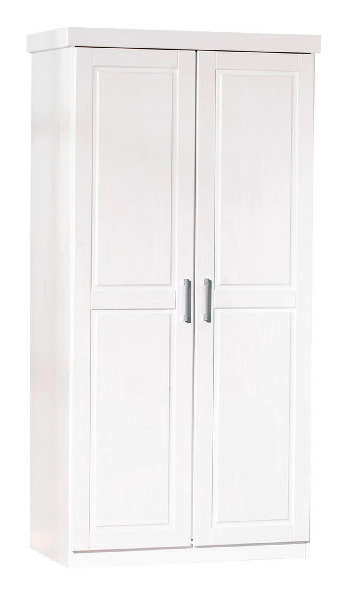 Kleiderschrank Hakon weiß B/H/T: ca. 95x190x55 cm Hakon - weiß (95,00/190,00/55,00cm) - Inter Link