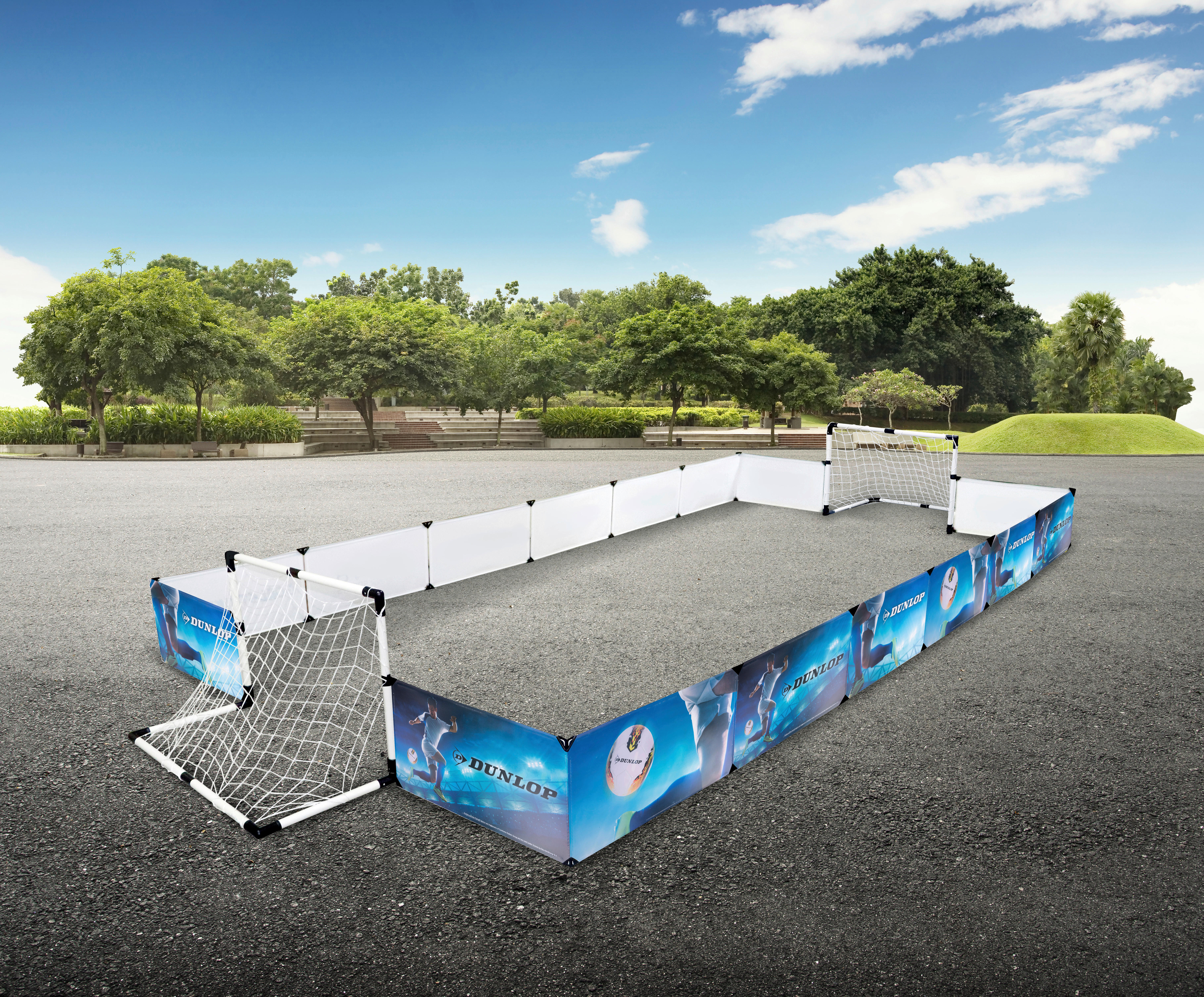 Dunlop Fußballfeld mehrfarbig B/H/L: ca. 235x36x426 cm Fußballfeldset - mehrfarbig (426,00/235,00/36,00cm) - Dunlop