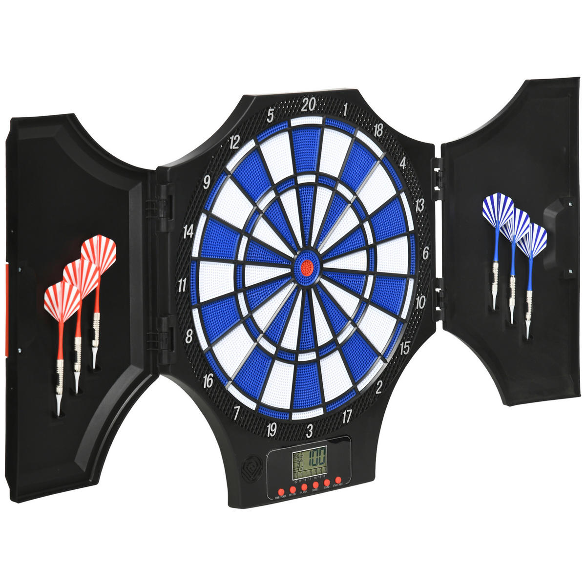 SPORTNOW Elektronische Dartscheibe B/H/L: ca. 45x83x4 cm Elektronische_Dartscheibe - schwarz (4,00/45,00/83,00cm) - SPORTNOW