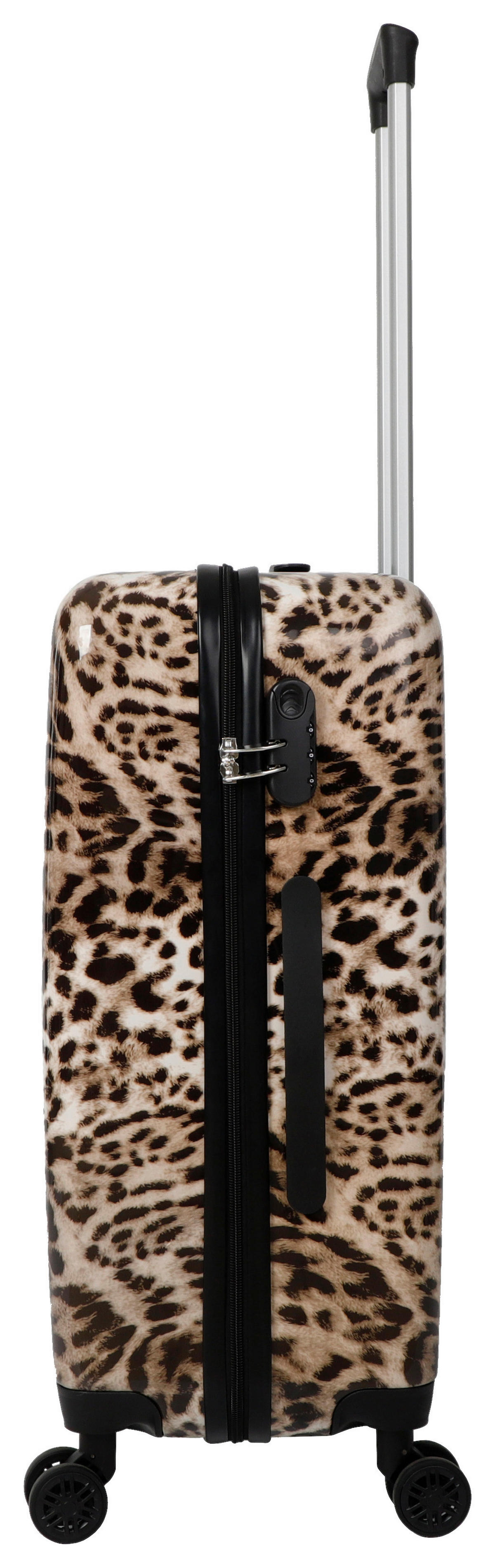 MICHELINO Koffer braun Kunststoff Hartschalenkoffer_XL - braun - MICHELINO