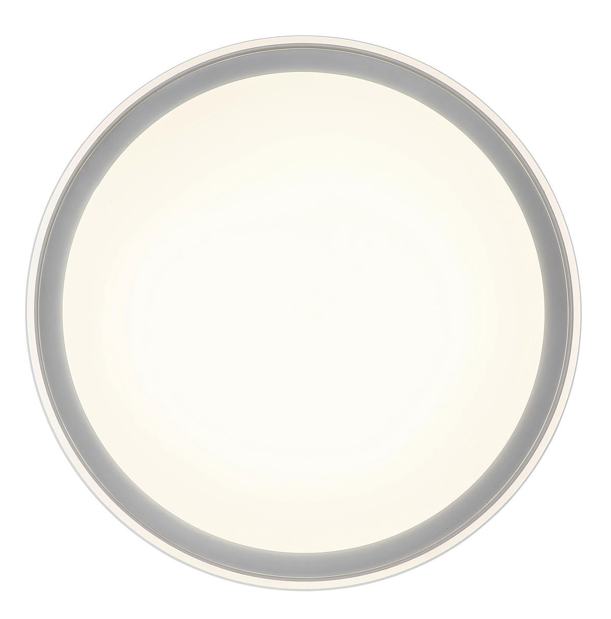 GLOBO Deckenventilator Deckenleuchte-Janice - weiß/silber (51,00/9,00/50,50cm) - GLOBO