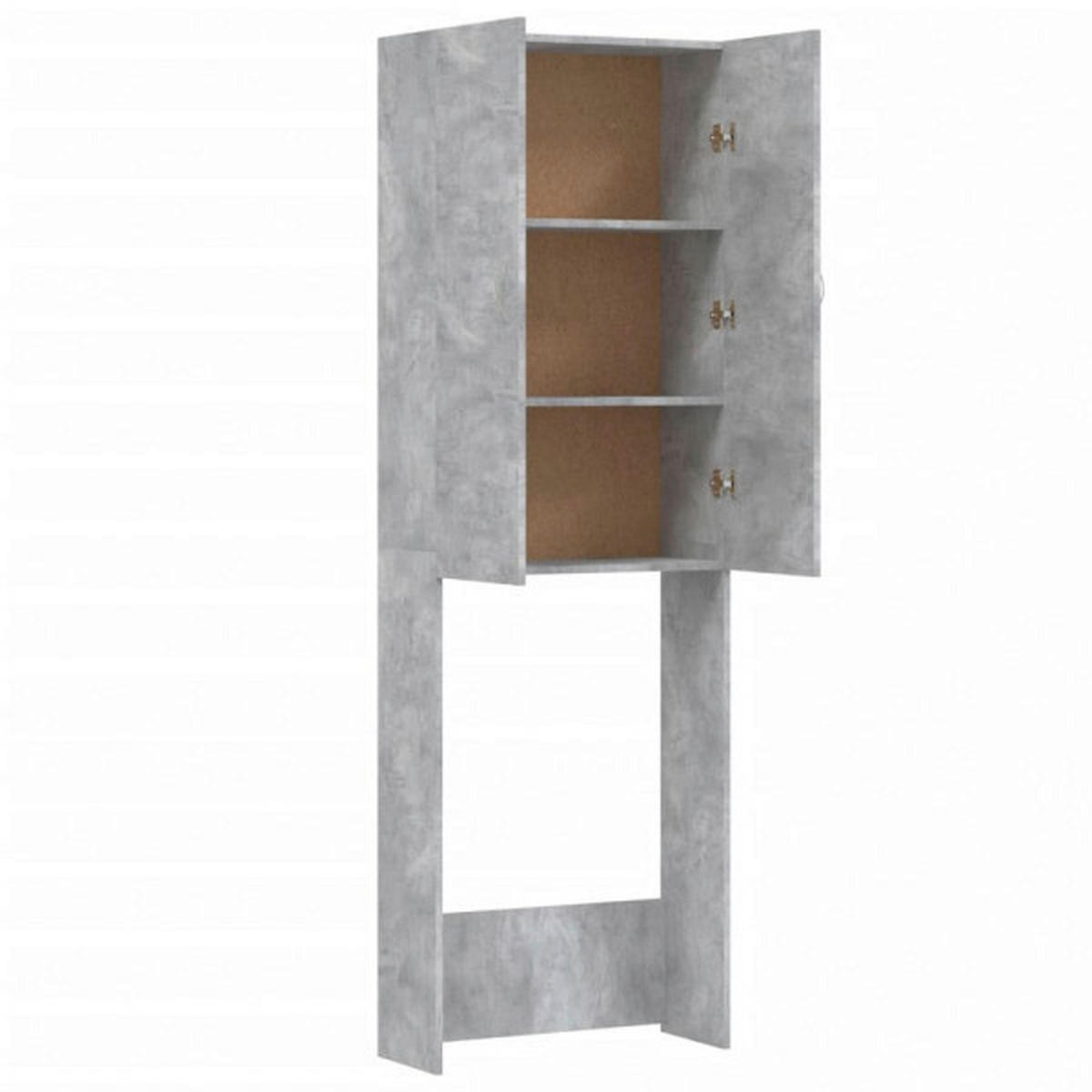 Waschmaschinenschrank Beton Waschmaschinenschrank - Beton - vidaXL