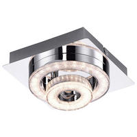 Just Light Spot 14520-17 Chrom Metall Acryl B/H/L: ca. 17x13x17 cm 1 Brennstellen LED-Spot_2flg.Tim - Chrom (17,00/17,00/13,00cm) - Just Light