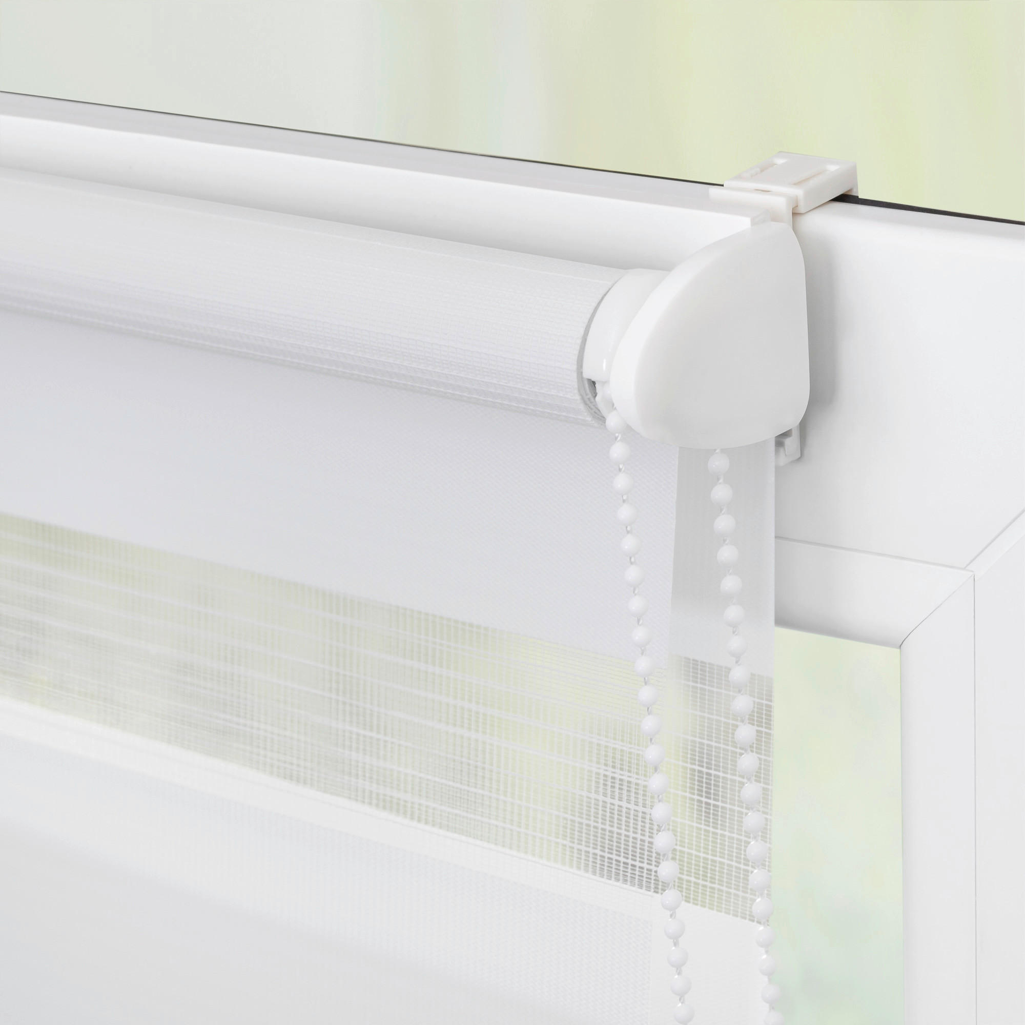 Thumbnail - LICHTBLICK Doppelrollo Duo Orentalisches Muster blau B/T: ca. 90x150 cm