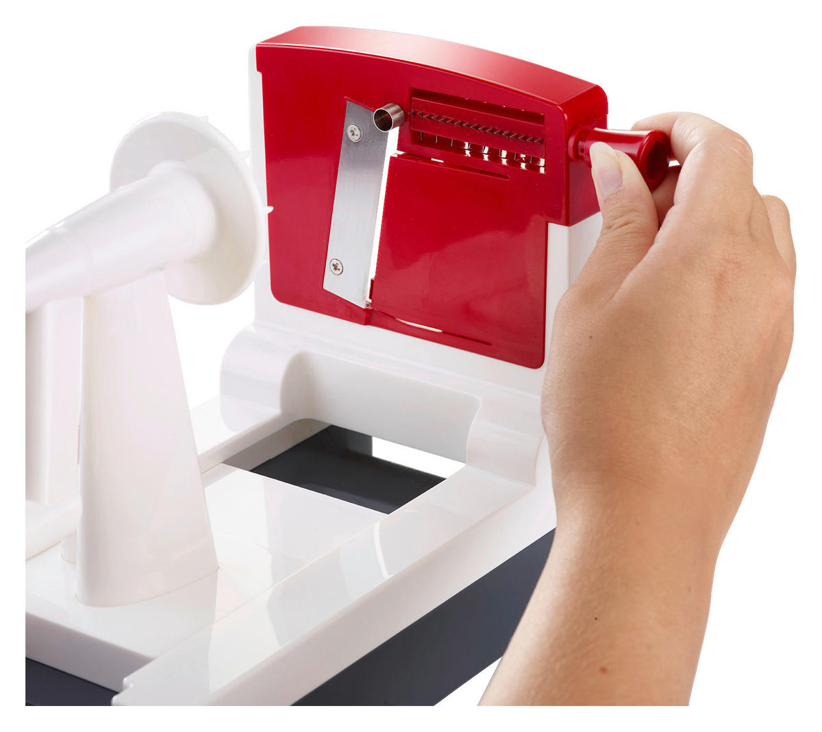 Westmark Gemüseschneider Spiro Plus weiß Kunststoff Spiro Plus - weiß - Westmark
