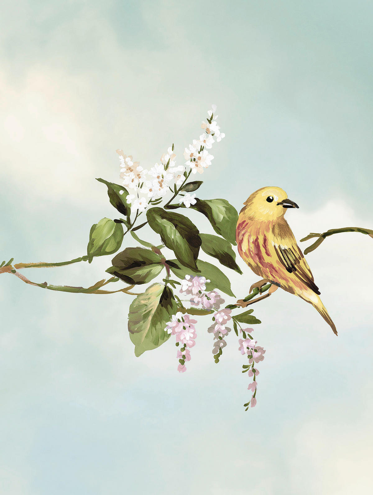 Komar Poster Gazouillis des Oiseaux Gazouillis des Oiseaux - Komar