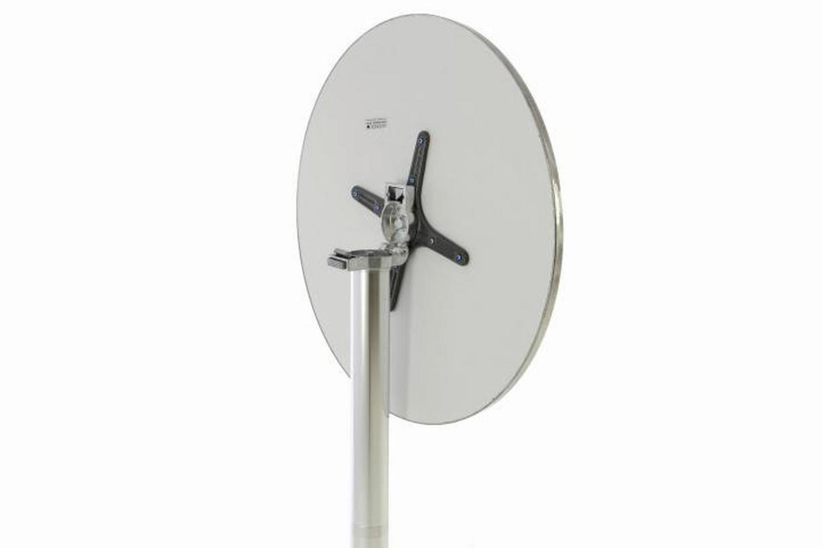 VCM Stehtisch silber Alu H/D: ca. 115x60 cm Stehtisch - silber (60,00/115,00cm) - VCM