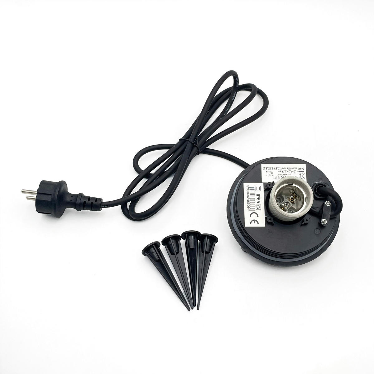 Außenleuchte stein B/H/L: ca. 24x39,5x24 cm GARDEN - stein (24,00/24,00/39,50cm) - Lamkur