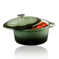 Alpina Bräter grün Eisen D: ca. 24 cm Bräter_rund - grün (24,00cm) - alpina