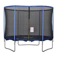 HOMCOM Trampolin blau Trampolin - blau/schwarz - HOMCOM