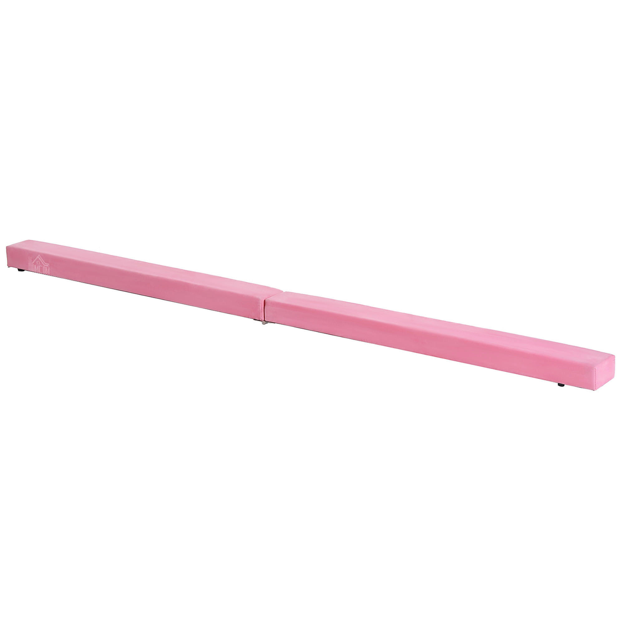 HOMCOM Fitness-Zubehör rosa Holz B/H/L: ca. 10x210x6,5 cm Schwebebalken - rosa (6,50/10,00/210,00cm) - HOMCOM