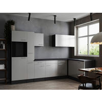 Winkelküche Oliver B/H/T: ca. 310x205x172 cm Oliver - weiß/granit (310,00/205,00/172,00cm) - Respekta