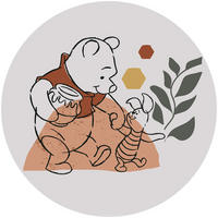 Komar Fototapete Winnie the Pooh Soulmate D: ca. 125 cm Winnie the Pooh Soulmate - (125,00cm) - Komar