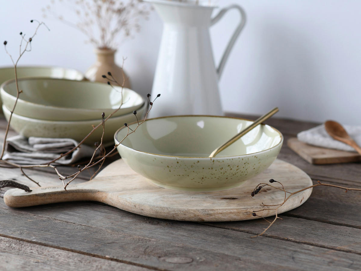 CreaTable Schüssel-Set Nature Collection Earth braun Steinzeug Nature Collection Earth - braun - CreaTable