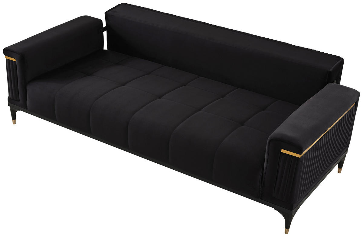 Funktionsgarnitur Quanto schwarz Microfaser Quanto - schwarz