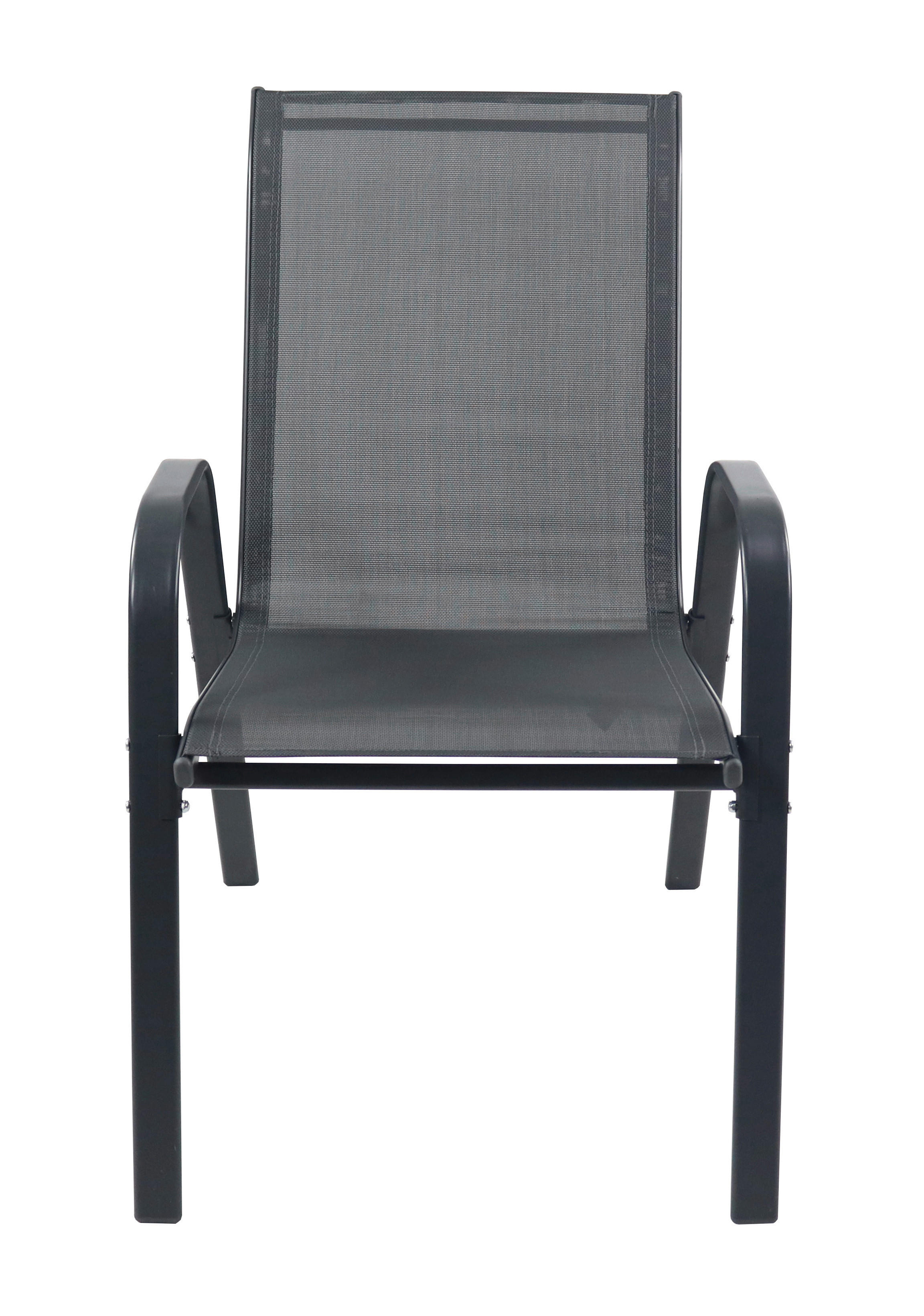 VCM Gartenstuhl 6er Set Sonlas anthrazit Metall B/H/L: ca. 56x89x73 cm Sonlas - anthrazit (73,00/56,00/89,00cm) - VCM