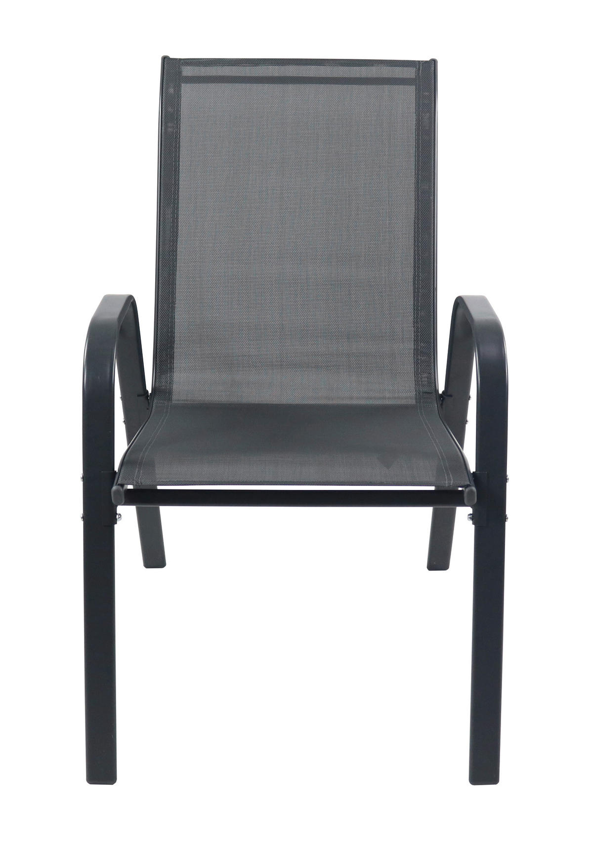 VCM Gartenstuhl 6er Set Sonlas anthrazit Metall B/H/L: ca. 56x89x73 cm Sonlas - anthrazit (73,00/56,00/89,00cm) - VCM