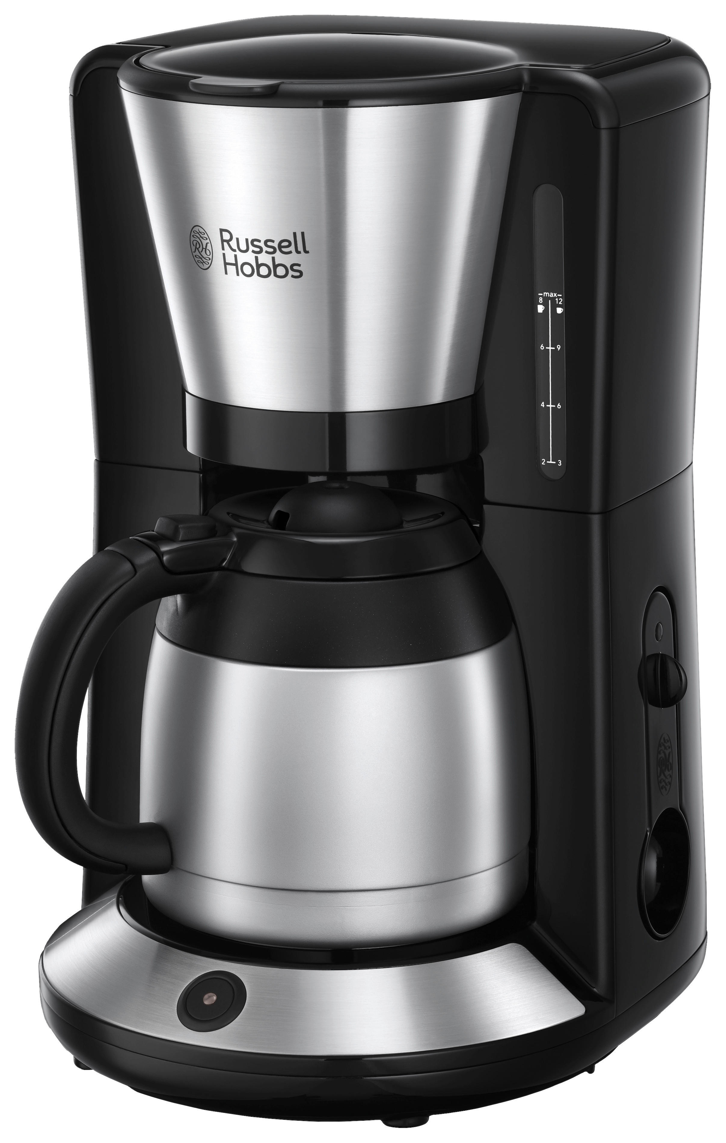 Russell Hobbs Kaffeeautomat 24020-56 schwarz silber Kunststoff B/H/T: ca. 21,2x35,3x23,7 cm Kaffeeautomat_Adventure_24020-56 - schwarz/silber (21,20/35,30/23,70cm) - Russell Hobbs
