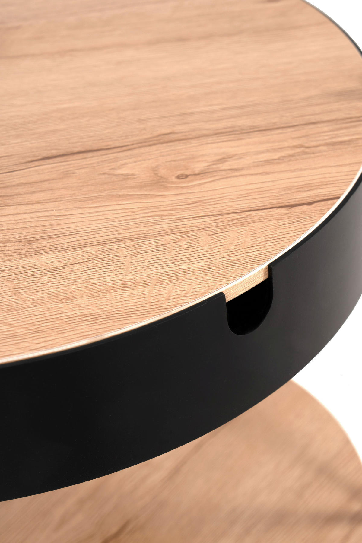 Beistelltisch Trelleborg B/H/T: ca. 48x48x48 cm Trelleborg - Eiche/schwarz (48,00/48,00/48,00cm)