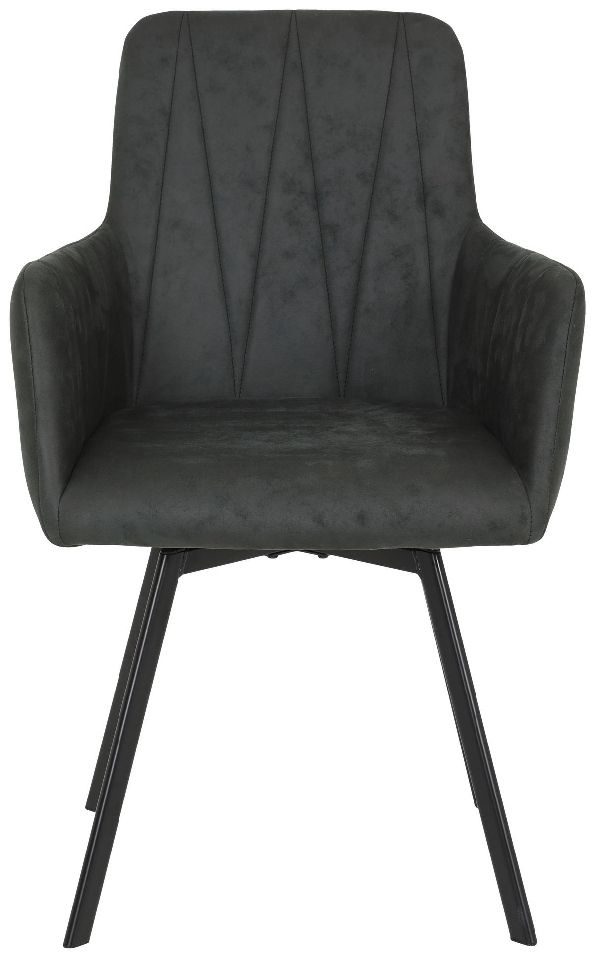 Essgruppe Karina Eiche anthrazit Microfaser B/H/T: ca. 200x76x90 cm Karina - Eiche/anthrazit (200,00/76,00/90,00cm) - Hela