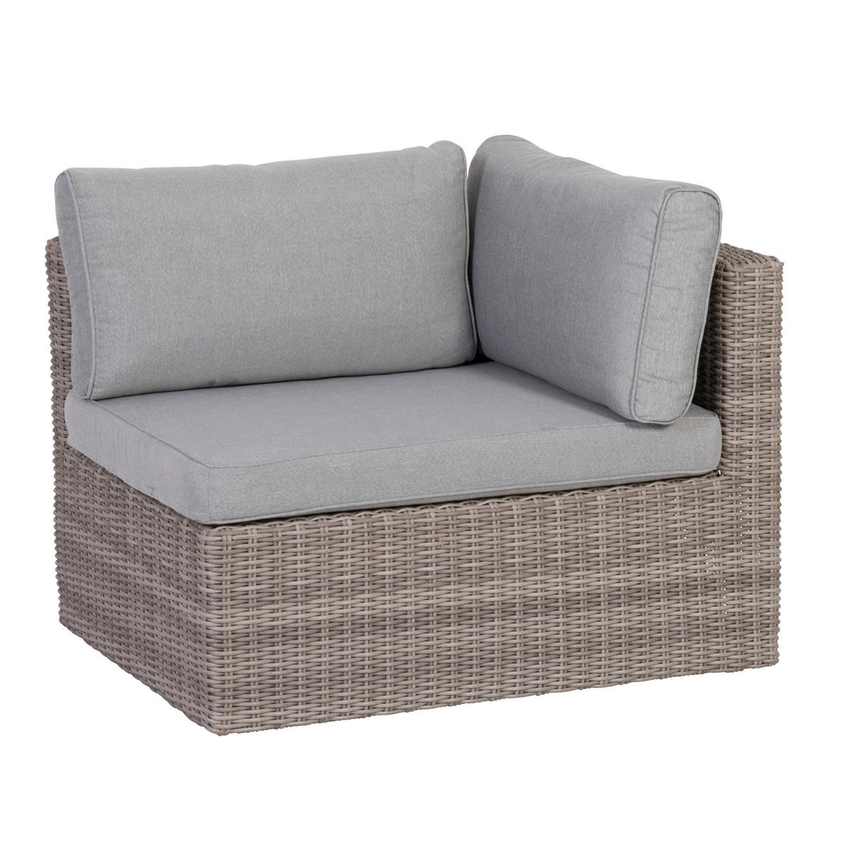 Greemotion Loungeset Olea grau Polyester B/H/L: ca. 135x95x73 cm Olea - grau (73,00/135,00/95,00cm) - Greemotion