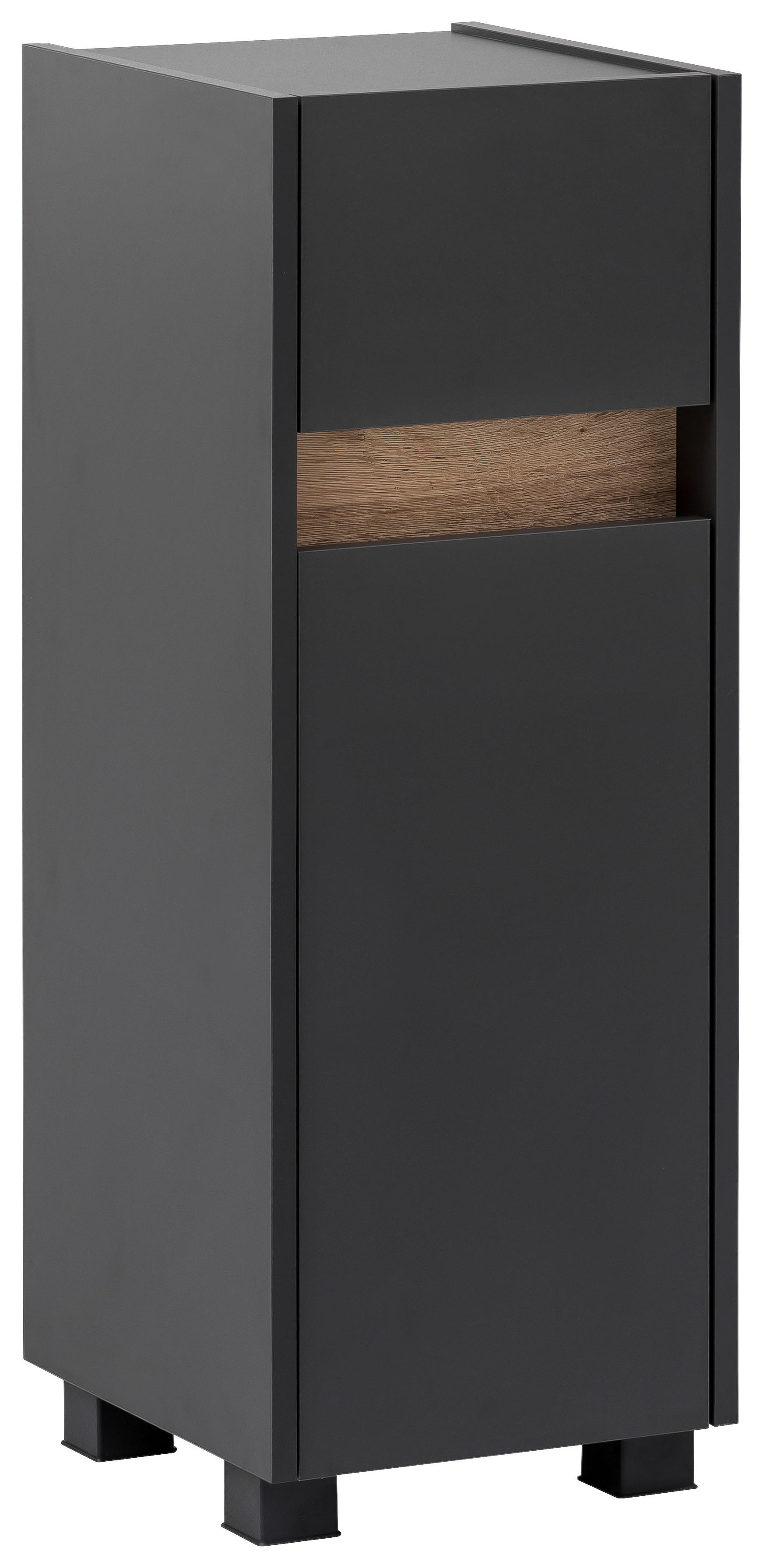 Midischrank Cosmo anthrazit B/H/T: ca. 30,2x84,8x33 cm Cosmo - anthrazit (30,20/84,80/33,00cm) - Möbelpartner