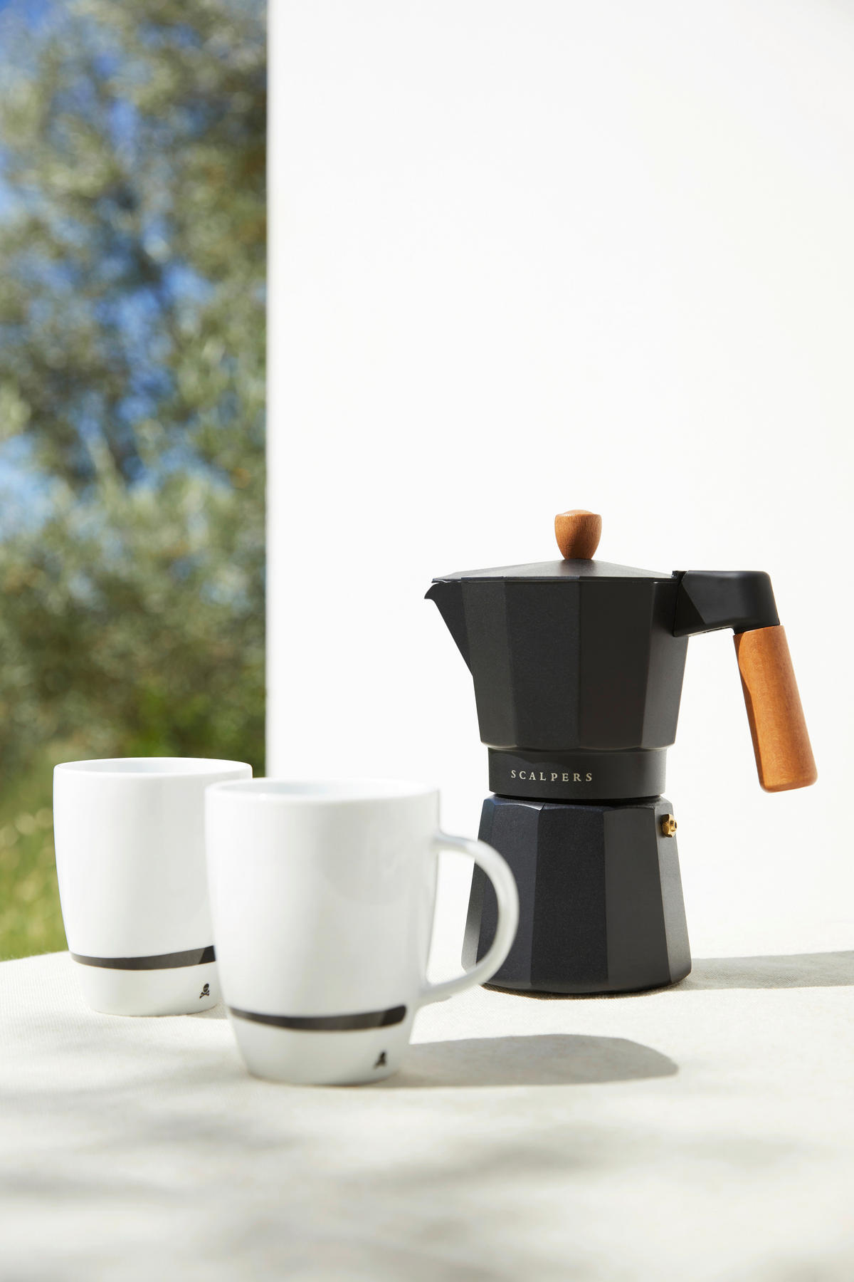 SCALPERS HOME Kaffemaschine schwarz Aluminium B/H/T: ca. 17x20,5x10 cm 365 - schwarz (17,00/20,50/10,00cm) - SCALPERS HOME