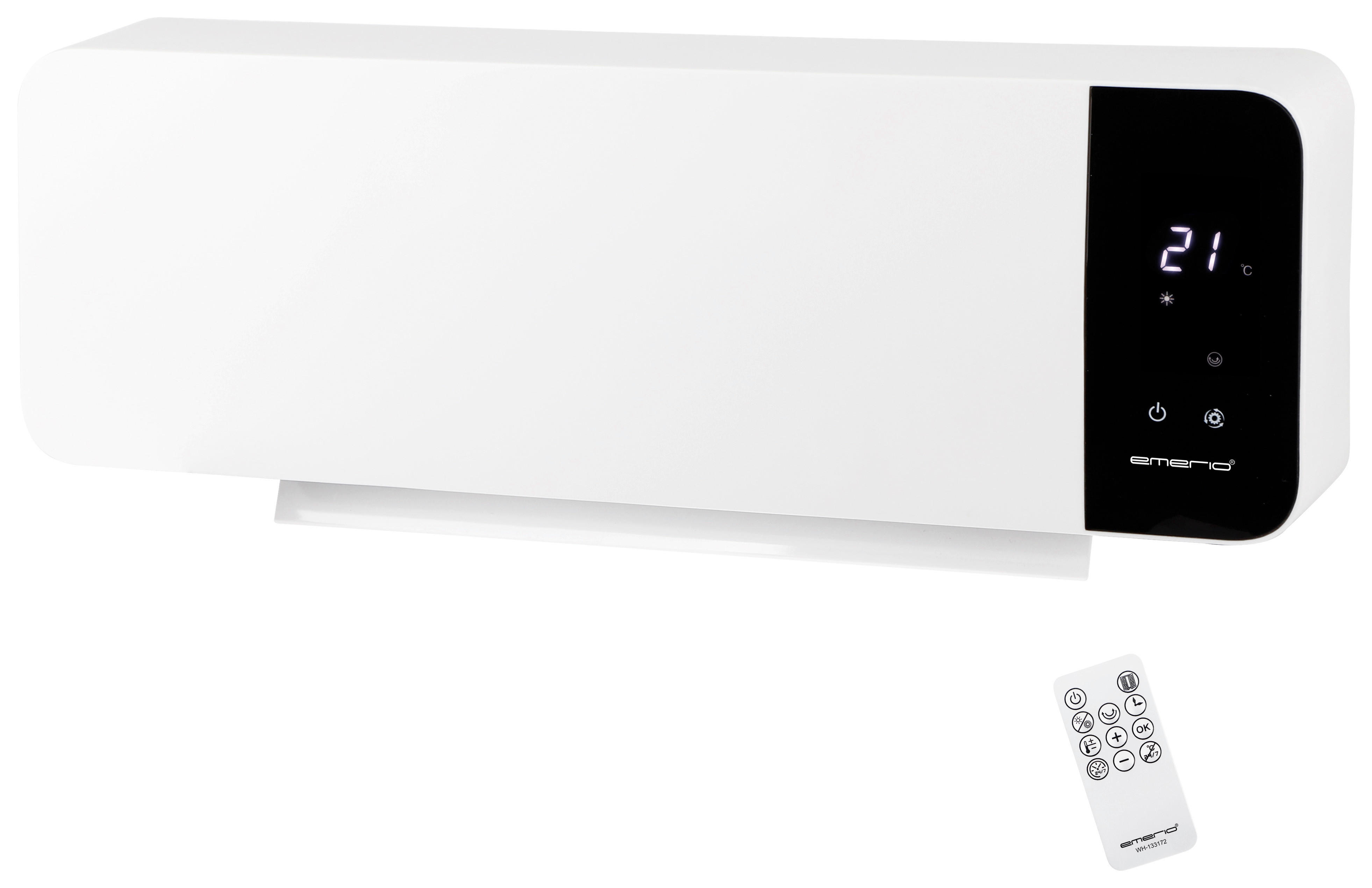 Heizlüfter weiß Metall Kunststoff B/H/L: ca. 11x15,6x50 cm ca. 2000 W Heizlüfter_Wandmontiert WH-133172 - weiß (50,00/11,00/15,60cm)