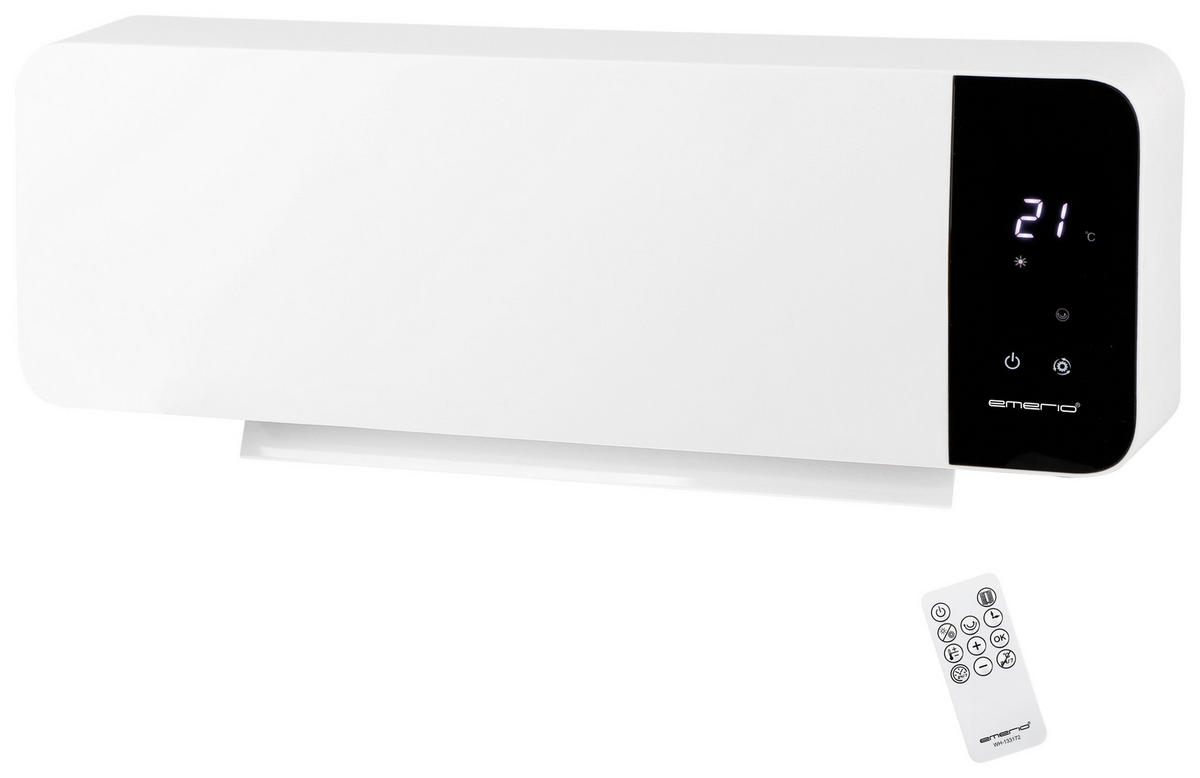 Heizlüfter weiß Metall Kunststoff B/H/L: ca. 11x15,6x50 cm ca. 2000 W Heizlüfter_Wandmontiert WH-133172 - weiß (50,00/11,00/15,60cm)