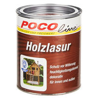 POCOline Acryl Holzlasur mahagoni seidenglänzend ca. 0,75 l Holzlasur_Acryl 750ml - mahagoni (750ml) - POCOline