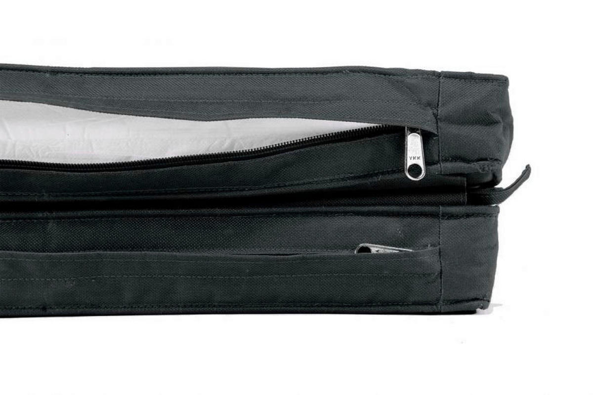 VCM Gartenliege braun Teakholz B/H/T: ca. 45x5x188 cm Gartenliege - braun/anthrazit (45,00/5,00/188,00cm) - VCM