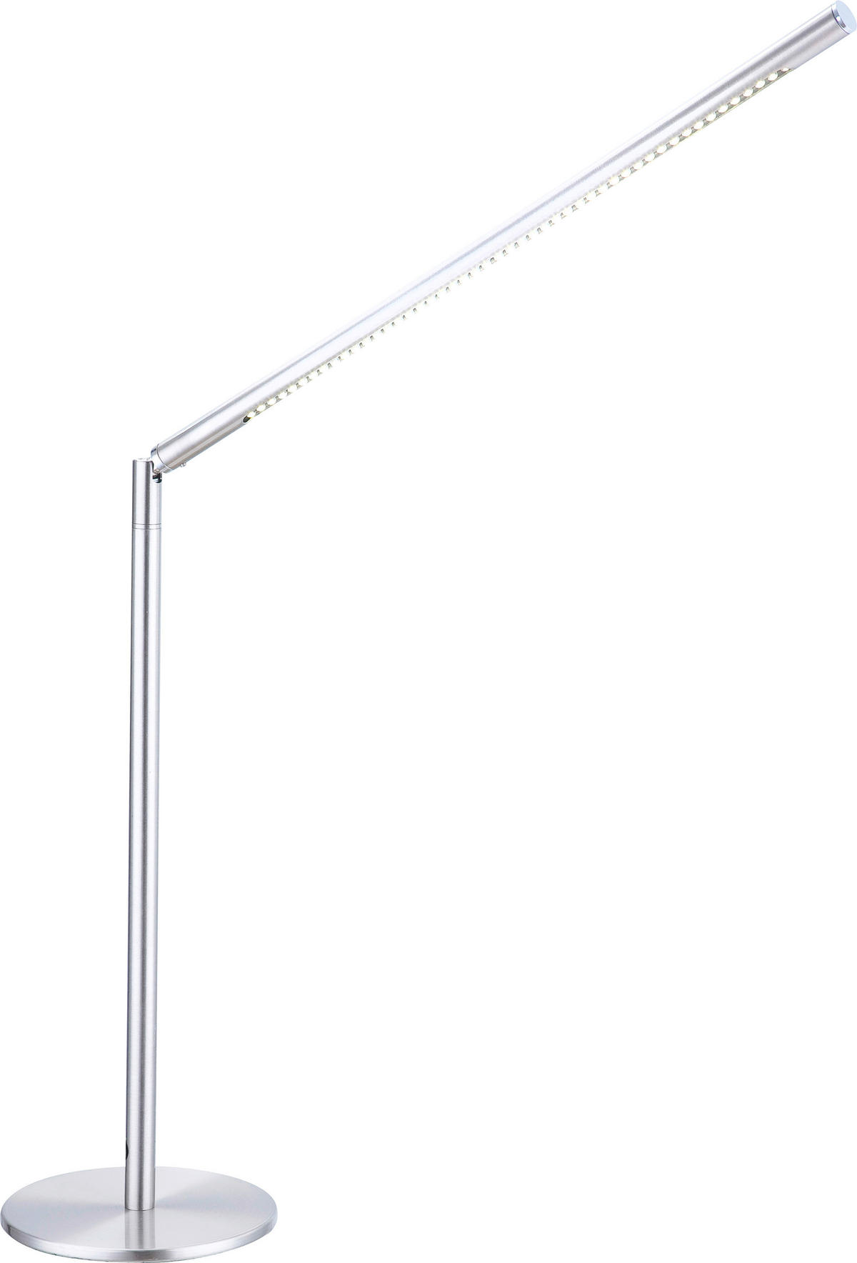 GLOBO LED-Tischleuchte nickel matt Metall B/H/T: ca. 15x80x50 cm ITANOS - nickel matt (15,00/80,00/50,00cm) - GLOBO