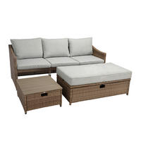 POCOline Gartensitzgruppe Anna braun Stahl Anna - braun/natur - POCOline