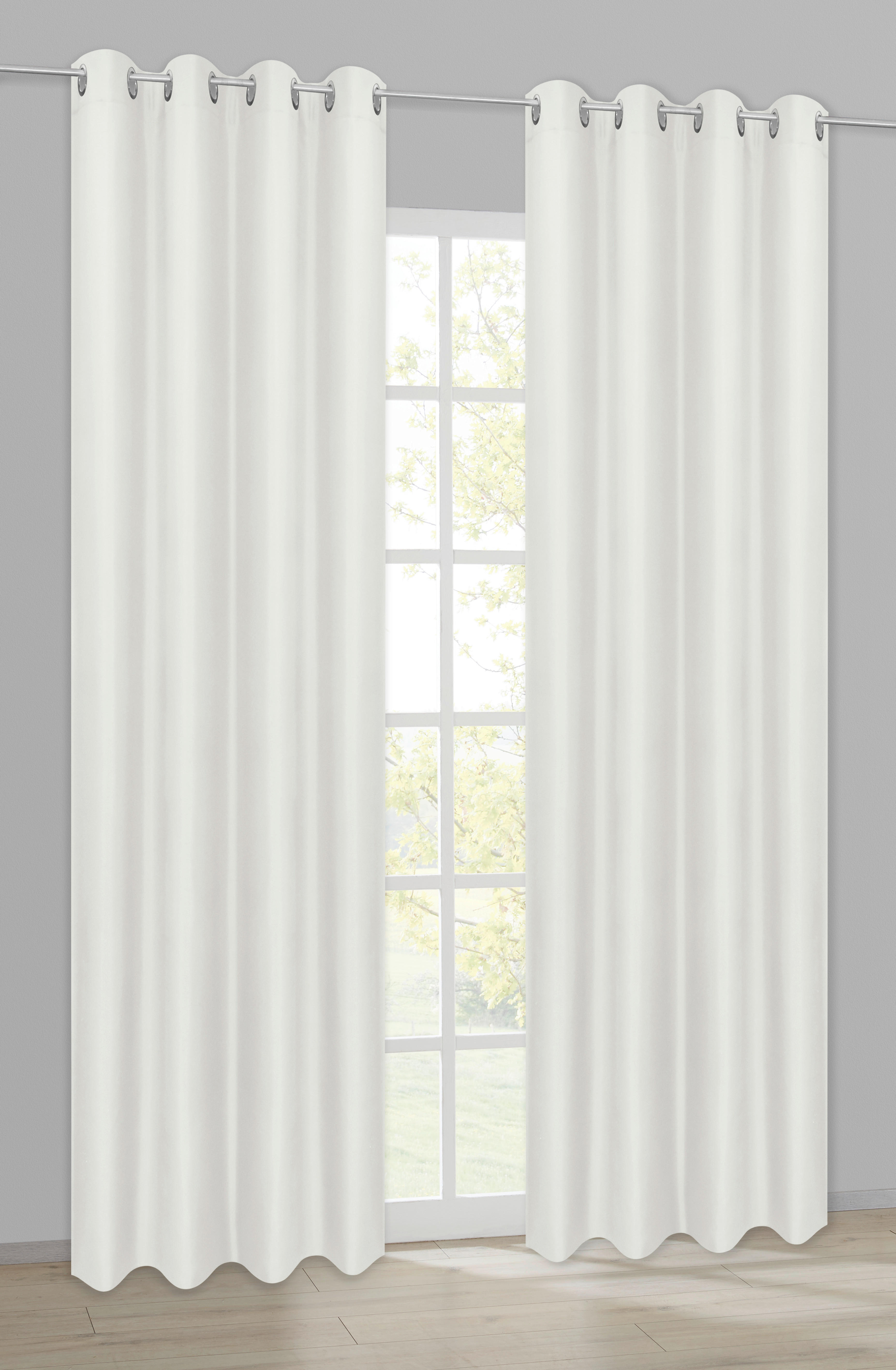 Ösenvorhang Barnaby weiß B/L: ca. 140x235 cm Barnaby - weiß (140,00/235,00cm) - ACUS design collection