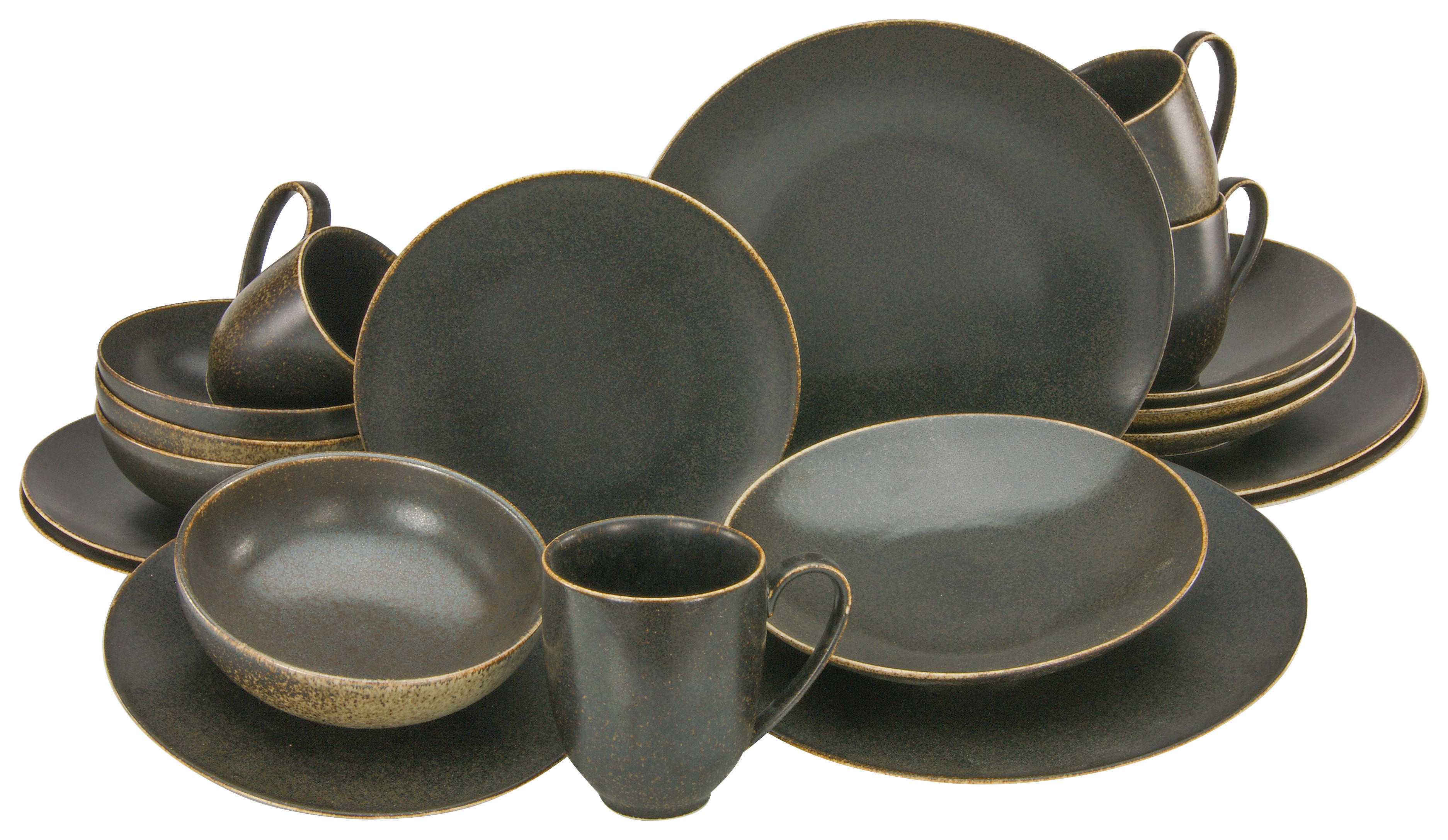 CreaTable Kombiservice RUSTY RUSTY - dunkelgrau - CreaTable