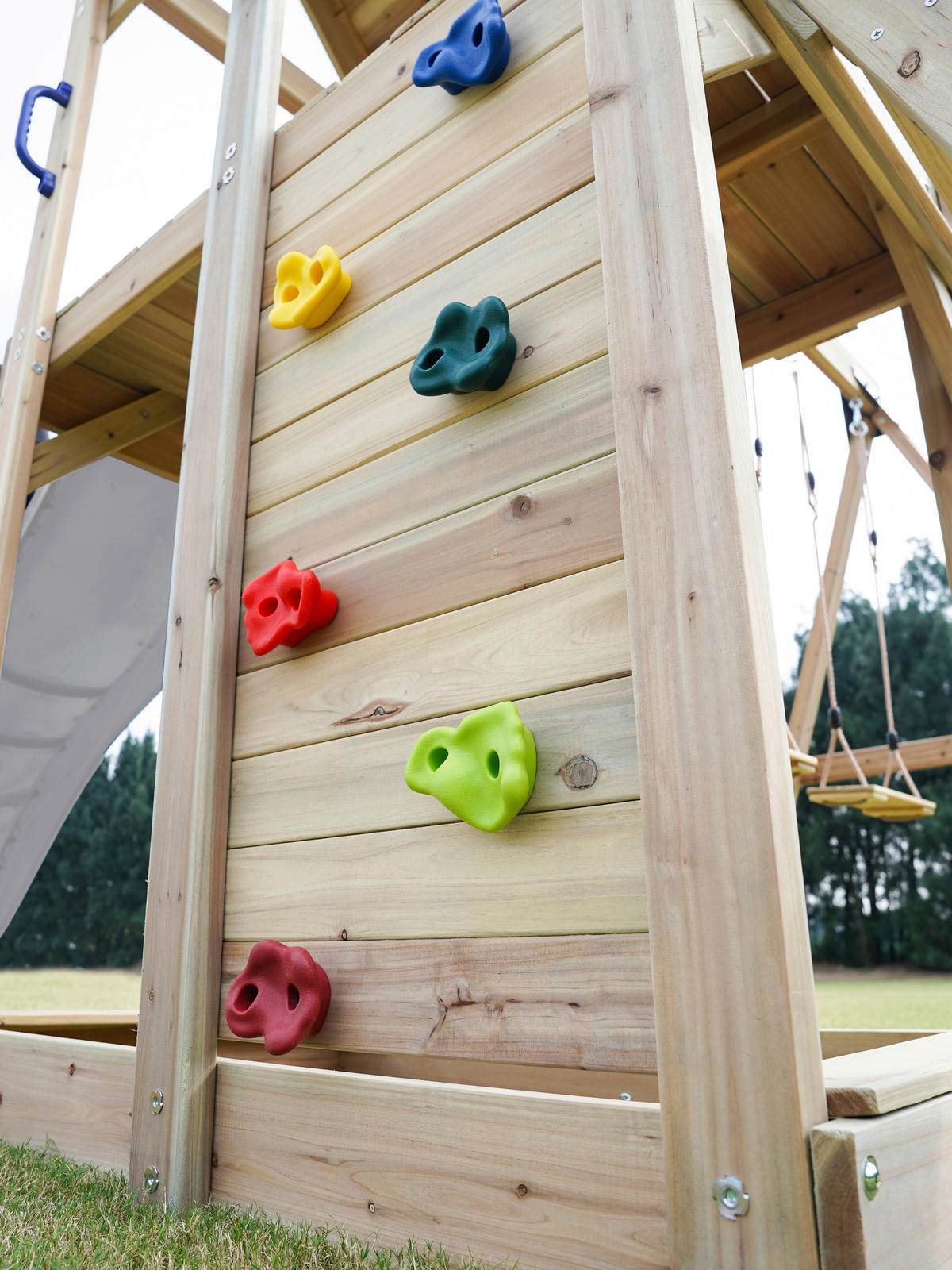 AXI Spielturm Moos braun B/H/L: ca. 342x267x375 cm Moos - braun/weiß (375,00/342,00/267,00cm) - AXI