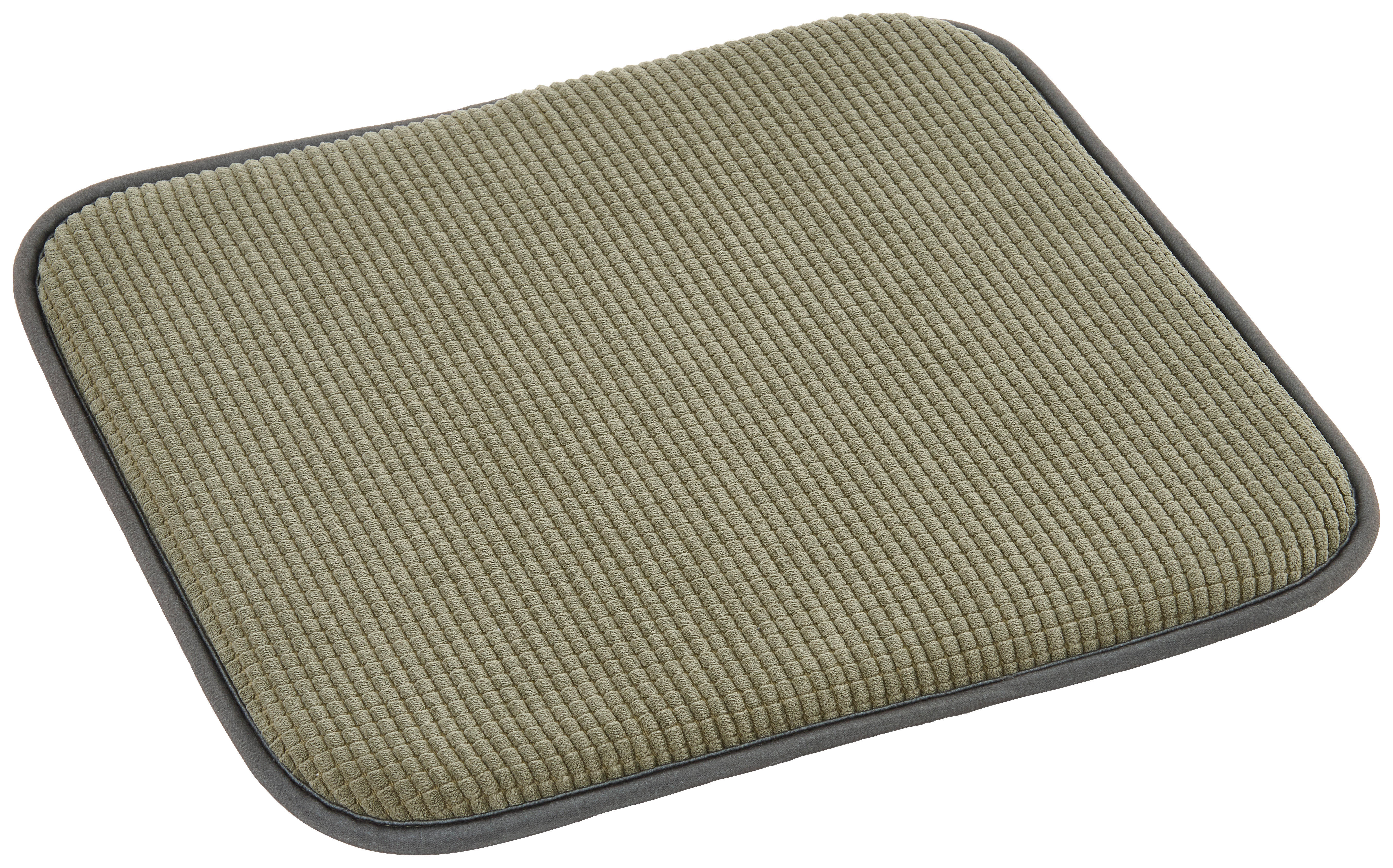 Sitzkissen Stuhlkissen_Waffelstruktur 38x38x2 - olive (38,00/38,00/2,00cm)