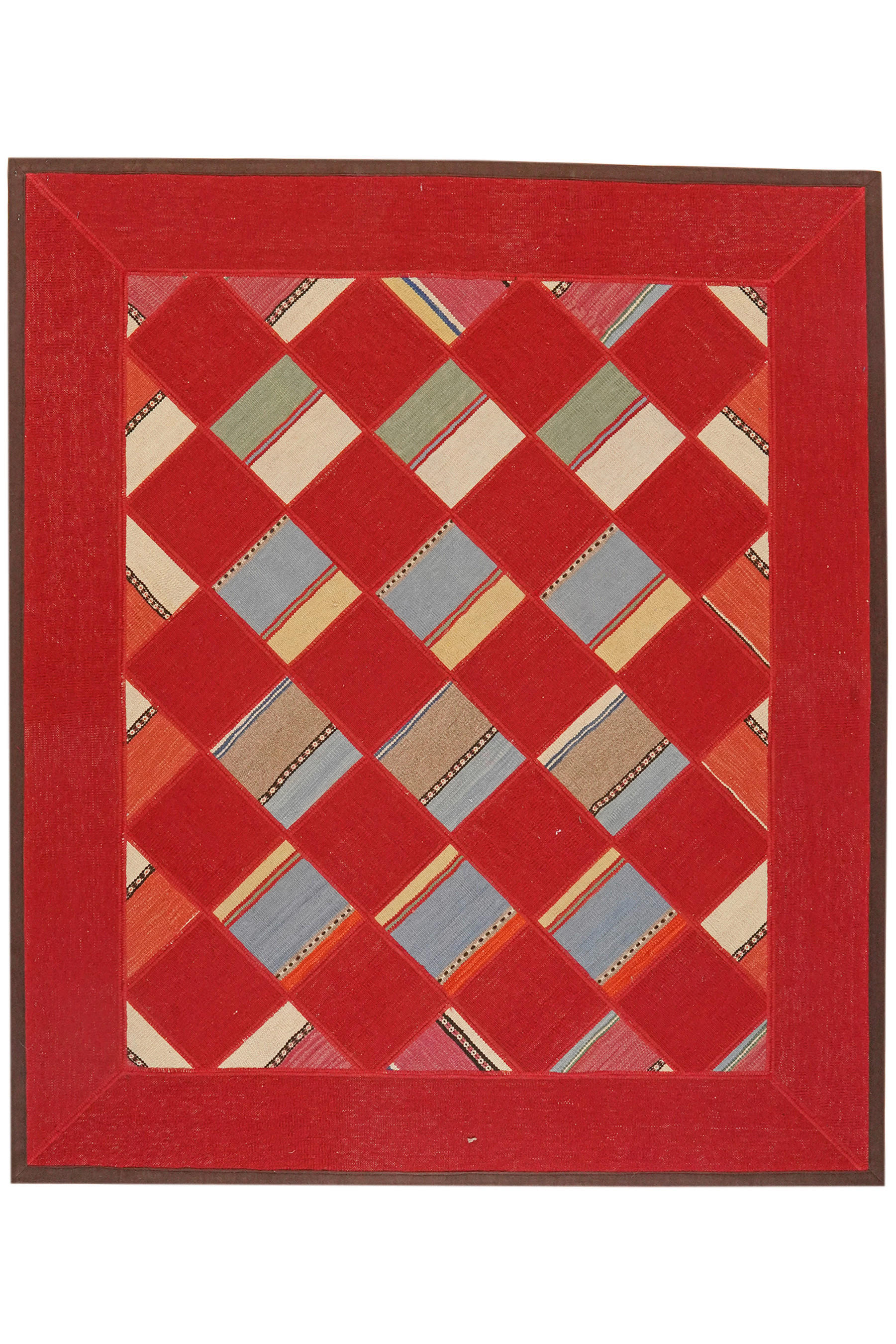 Thumbnail - PersaTepp Teppich Kelim Tekkehdouz bunt B/H/L: ca. 154x1x178 cm