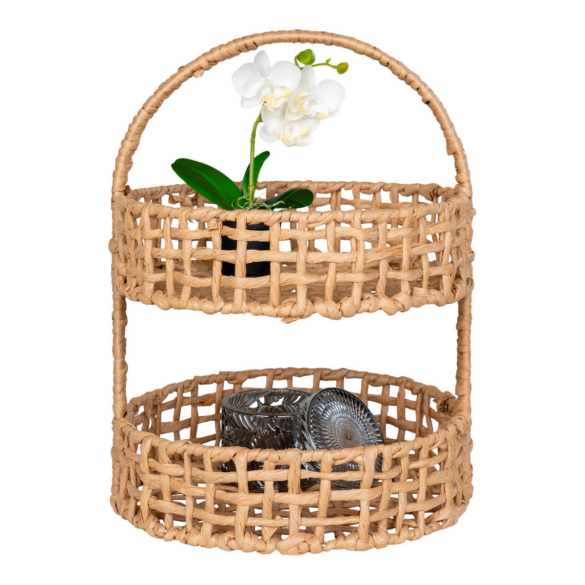 Aufbewahrungskorb Anadia natur Metall B/H/L: ca. 29x39x29 cm Anadia - natur (29,00/29,00/39,00cm)