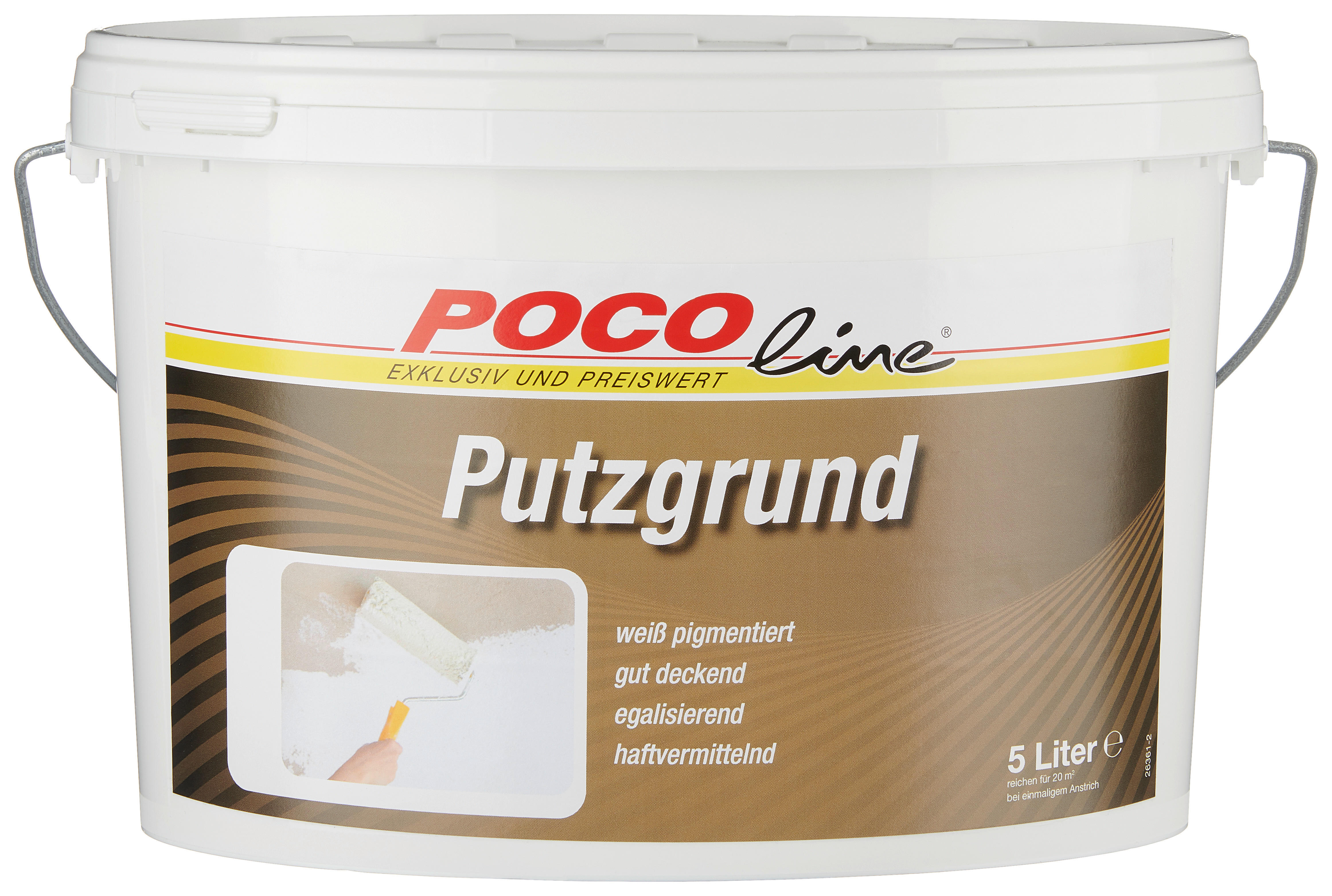 POCOline Putzgrund weiß ca. 5 l Putzgrund 5l - weiß (5,00l) - POCOline