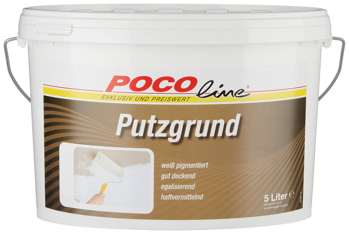 POCOline Putzgrund weiß ca. 5 l Putzgrund 5l - weiß (5,00l) - POCOline
